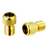 Slime Metal 2 Valve Bike Tire Adapter Gold