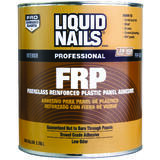 Liquid Nails FRP Fiberglass Reinforced Plastic Panel High Strength Acrylic Latex Adhesive 1 gal