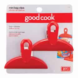 Good Cook 3-1/4 in. L Red Plastic Mini Bag Clip
