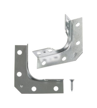 Ace 2-1/2 in. H x 3.75 in. W x 2-1/2 in. D Zinc Outside Corner Brace