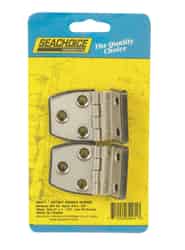 Seachoice Polished 1-1/2 in. W x 2-1/4 in. L Offset Short Side Hinges With Nylon Base 1 pc. Stain
