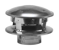 Selkirk 4 in. Dia. Stainless Steel Termination Cap