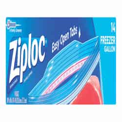 Ziploc 1 gal Clear Freezer Bag 14 pk