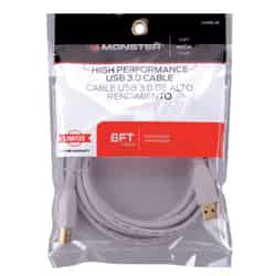 Monster Cable Hook It Up 6 ft. L USB Cable
