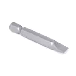 Ace Slotted 2 in. L x #8-10 Screwdriver Bit S2 Tool Steel 1 pc. Quick-Change Hex Shank 1/4 in