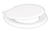 Mayfair Round White Molded Wood Toilet Seat