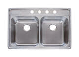 Franke Stainless Steel Top Mount 33-1/2 in. W x 22-1/2 in. L Kitchen Sink