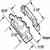 Prime-Line White Zinc Sash Lock 1 pk