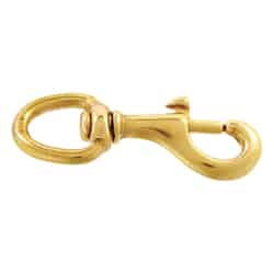 Campbell Chain 5/8 in. Dia. x 3-1/8 in. L Polished Bronze Bolt Snap 70 lb.