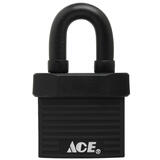 Ace 1-3/8 in. W x 13/16 in. L x 1-3/8 in. H Steel Double Locking Padlock 1 pk