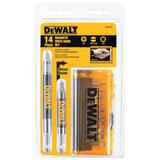 DeWalt Multi Size in. x 2 in. L Drive Guide 14 pc. 1/4 in. Heat-Treated Steel