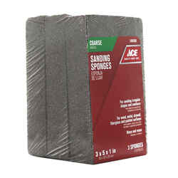 Ace 5 in. L X 3 in. W X 1 in. T 60 Grit Coarse Extra Large Sanding Sponge