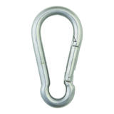 Campbell Chain 0.66 in. Dia. x 3-7/8 in. L Polished Steel Spring Snap 320 lb.