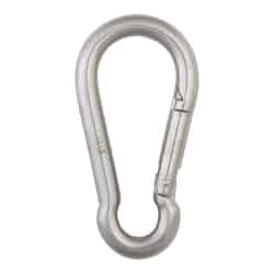 Campbell Chain 0.66 in. Dia. x 3-7/8 in. L Polished Steel Spring Snap 320 lb.