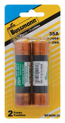 Bussmann 35 amps 250 volts Melamine Non Current Fuse 2 pk