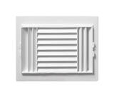 Deflect-O Jordan 10 in. H x 8 in. W 3-Way White Plastic Ceiling Register