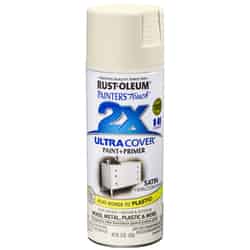 Rust-Oleum Painter's Touch Ultra Cover Satin Spray Paint Heirloom White 12 oz.