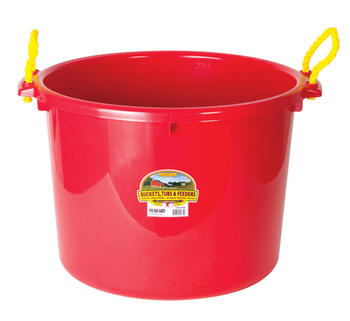 Miller Little Giant 2240 oz. Plastic Bucket For Livestock 17-1/4 in. H x 21-3/4 in. D