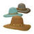 Dorfman Pacific Assorted Colors Women's Hat One Size Fits All Ribbon Cloth