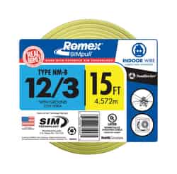 Southwire 15 ft. 12/3 Romex Type NM-B WG Non-Metallic Wire Solid