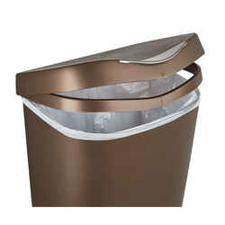 Umbra 13.2 gal. Step On Wastebasket Bronze