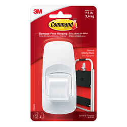 3M Command Jumbo Plastic 4-1/4 in. L Hook 1 pk