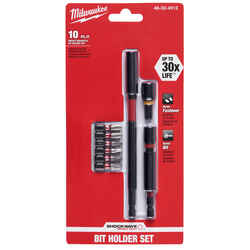 Milwaukee SHOCKWAVE Phillips/Square Recess/Torx Multi Size x 6 in. L Impact Insert Bit and Bit