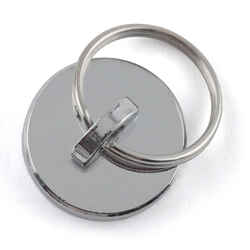 Master Magnetics .225 in. Neodymium Carabiner Magnet 35 lb. pull Silver 1 pc.