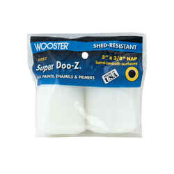 Wooster Deluxe Fabric 3/8 in. x 3 in. W Trim For Smooth Surfaces 2 pk Paint Roller Cover