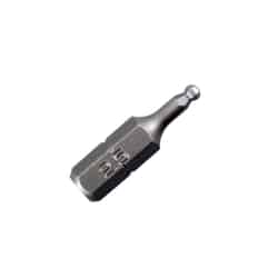 Best Way Tools 1/4 in. x 1 in. L Insert Bit 1/4 in. Carbon Steel 1 pc. Ball Hex Ball Hex Shank