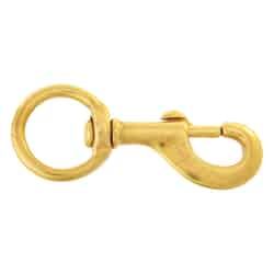 Campbell Chain 1-1/4 in. Dia. x 4-3/4 in. L Polished Bronze Bolt Snap 120 lb.