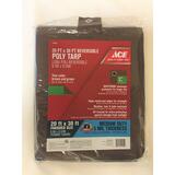 Ace 20 ft. W x 30 ft. L Polyethylene Tarp Brown/Green Medium Duty