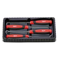 Milwaukee 4 pc. Hook and Pick Set 8 in. Chrome-Plated Steel
