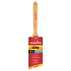 Wooster Alpha 2 1/2 in. W Synthetic Blend Paint Brush Angle