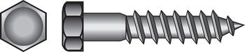 HILLMAN 3/8 in. x 1-1/2 in. L Stainless Steel Lag Screw 25 pk Hex