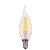 Satco CA11 E12 (Candelabra) LED Bulb Warm White 40 Watt Equivalence 1 pk