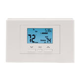 Lux Heating and Cooling Touch Screen Programmable Thermostat