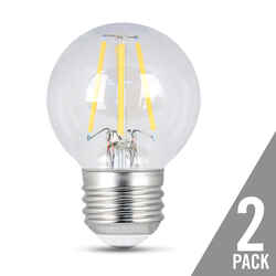 Feit Electric Enhance G16.5 E26 (Medium) LED Bulb Soft White 40 Watt Equivalence 2 pk