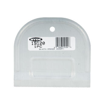 Hyde Value Series 0.63 in. H X 4.8 in. W X 4.8 in. L Steel Spreaders Notch 25 pk