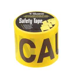 C.H. Hanson 3 in. W x 3 in. W x 200 ft. L Caution Barricade Tape Yellow Plastic