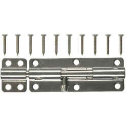 Ace Heavy Duty Barrel Bolt 6 in. Stainless Steel Latches Doors and Cages