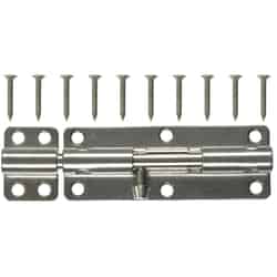 Ace Heavy Duty Barrel Bolt 6 in. Stainless Steel Latches Doors and Cages