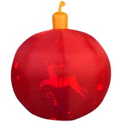 Gemmy Ornament Christmas Inflatable Red Fabric