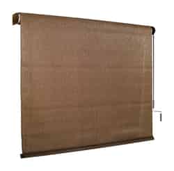 Coolaroo Brown Roll-Up Exterior Window Shade 8 ft. W x 96 in. L