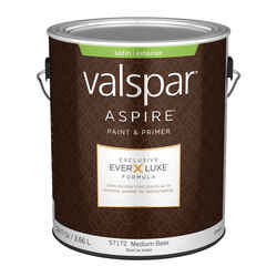 Valspar Aspire Satin Tintable Medium Base Paint and Primer Exterior 1 gal