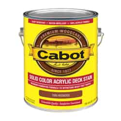 Cabot Solid 1880 Redwood Oil-Based Acrylic Deck Stain 1 gal