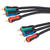 Monster Cable Just Hook It Up 12 ft. L Component Video Cable RCA