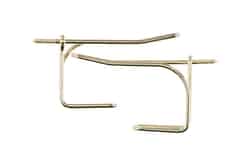 Ace 3-1/4 in. L Gold Brass Bright Brass Coat and Hat Garment Hook 35 lb. per Hook lb. capacity