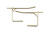 Ace 3-1/4 in. L Gold Brass Bright Brass Coat and Hat Garment Hook 35 lb. per Hook lb. capacity