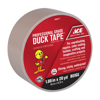 Ace 60 yd. L x 1.88 in. W None Duct Tape Beige
